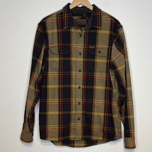Orvis Multicolor Plaid Shirt Men’s Large Button Down Shirt with Pockets